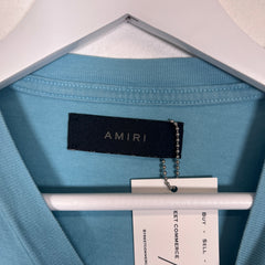Amiri AM Blue Logo T-Shirt