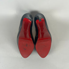Christian Louboutin Lady Peep 150 Black Platform Heels Size 37
