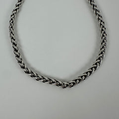 David Yurman Wheat Chain 14k Wallet Clasp Necklace