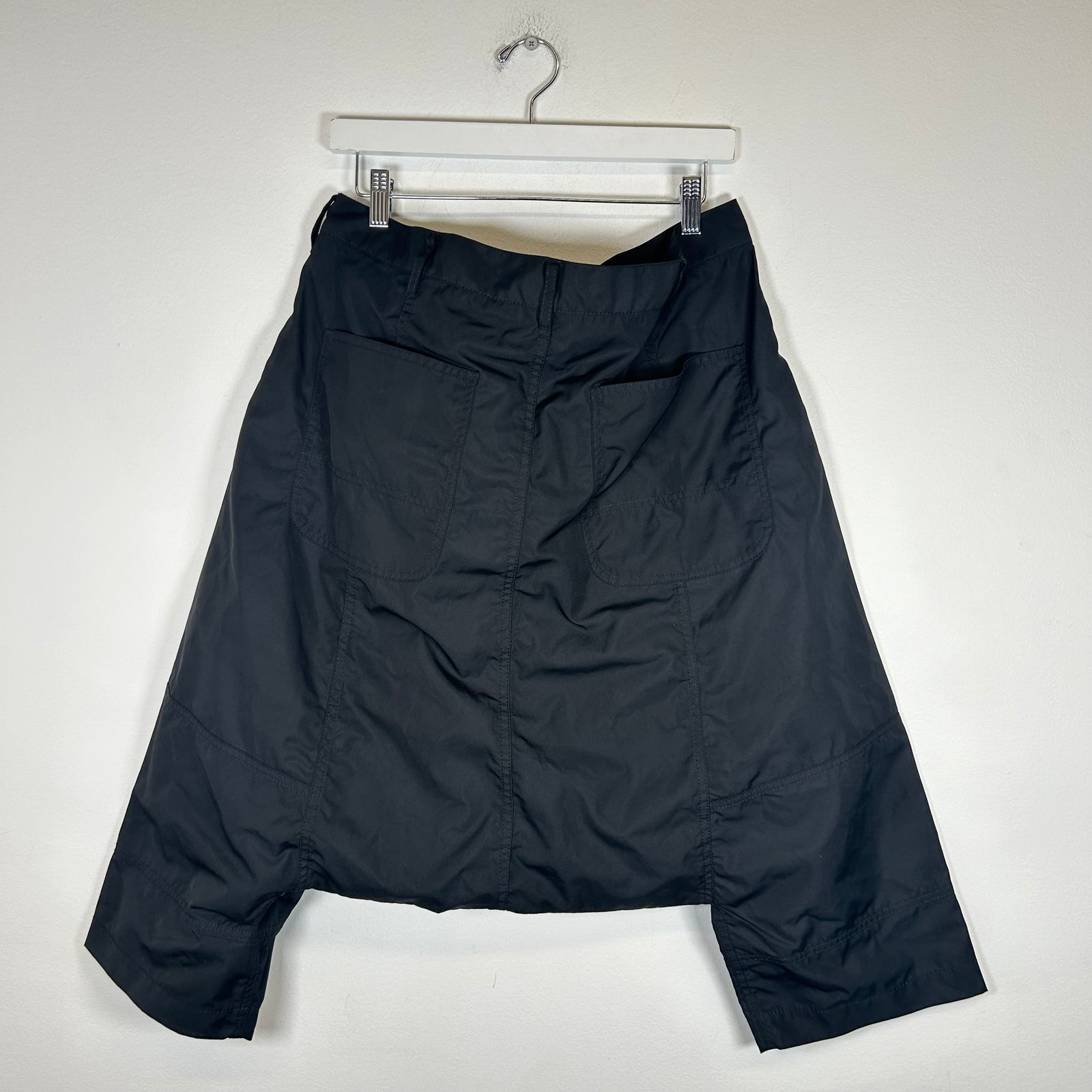 CDG Shirt Black Drop Crotch Shorts Size 34