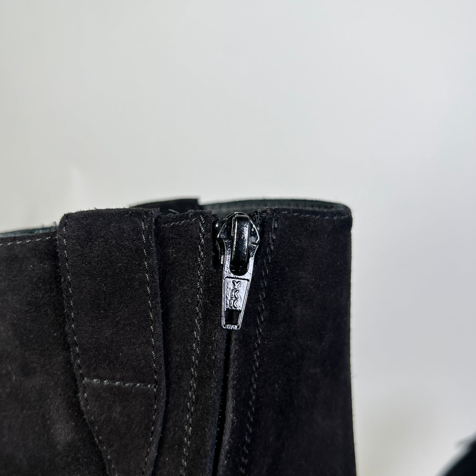 Saint Laurent Black Jodhpur Suede Boots Size 45