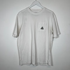 Palace White Triangle Logo Pocket Tee