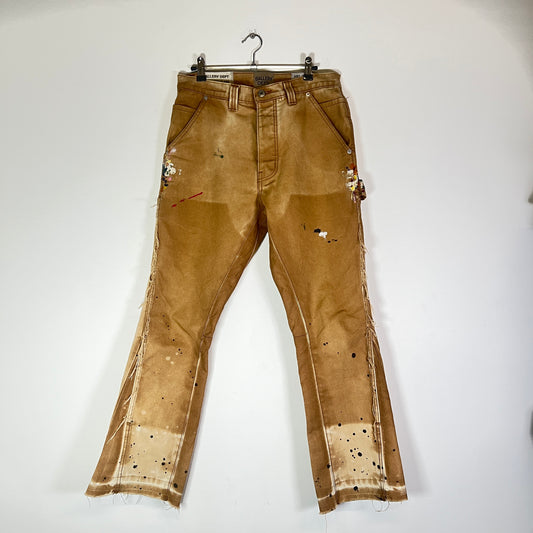 Gallery Dept Tan Carpenter Flare Pants Size 32