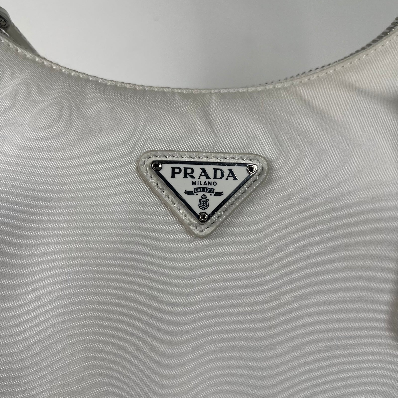 Prada Re-Nylon Re-Edition White Tessuto Nylon Hobo