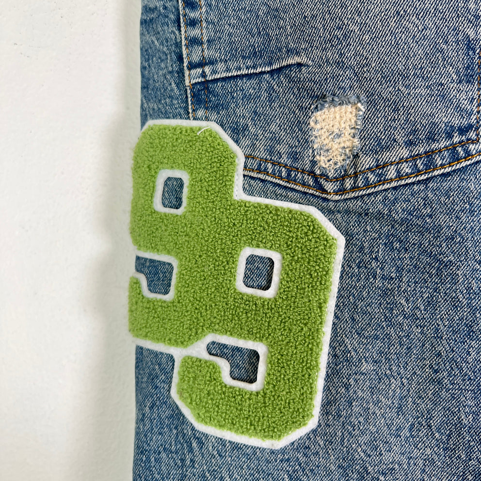 Ksubi Van Winkle Rodeo Patch Distressed Jeans