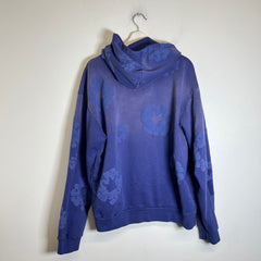 Denim Tears Blue Mono Wreath Hoodie Size XL