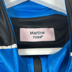 Martine Rose Blue Shrunken Track Jacket Size L