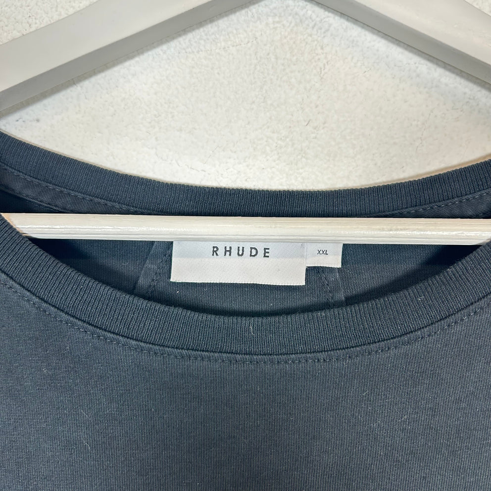 Rhude Black Casino Logo T-Shirt Size XXL