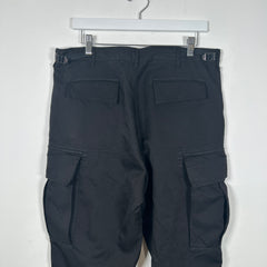 CDG Homme Black Cargo Pants Size 32