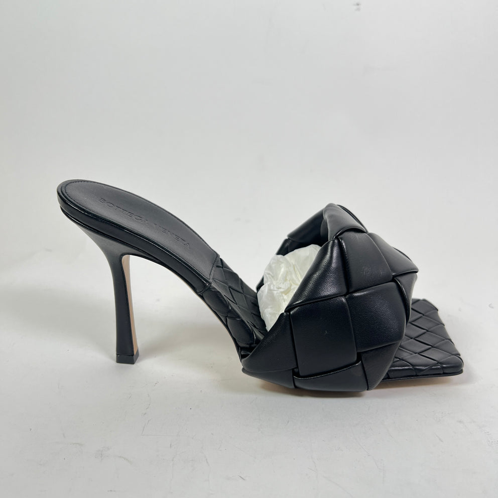 Bottega Veneta Lido Intrecciato Leather Mules