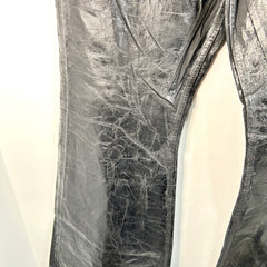 Rick Owens Waxed Bolan Bootcut Size 36
