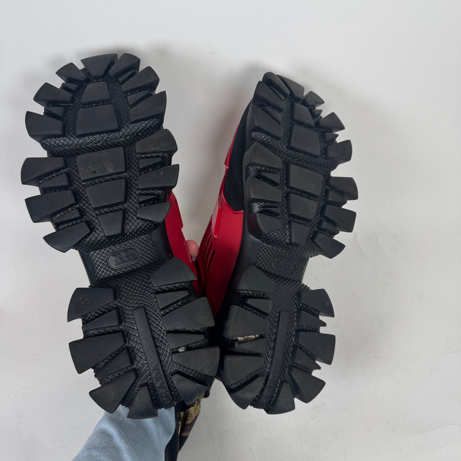 Prada Red/Black Cloudbust Thunder Sneaker Size 10.5