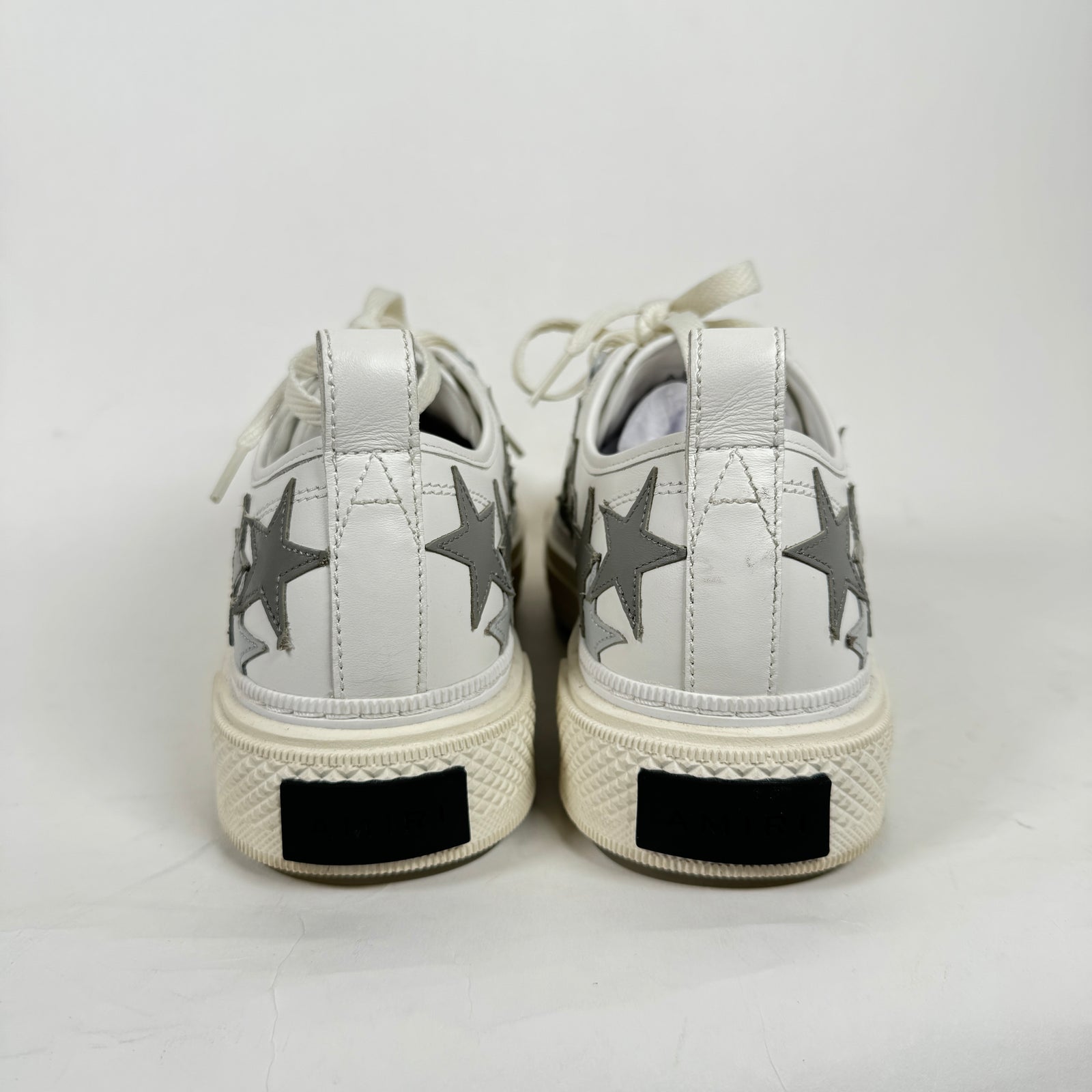 Amiri White/Grey Star Court Low Sneakers Size 42