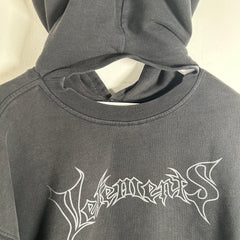 Vetements Reversible Metal Logo Hoodie Size M