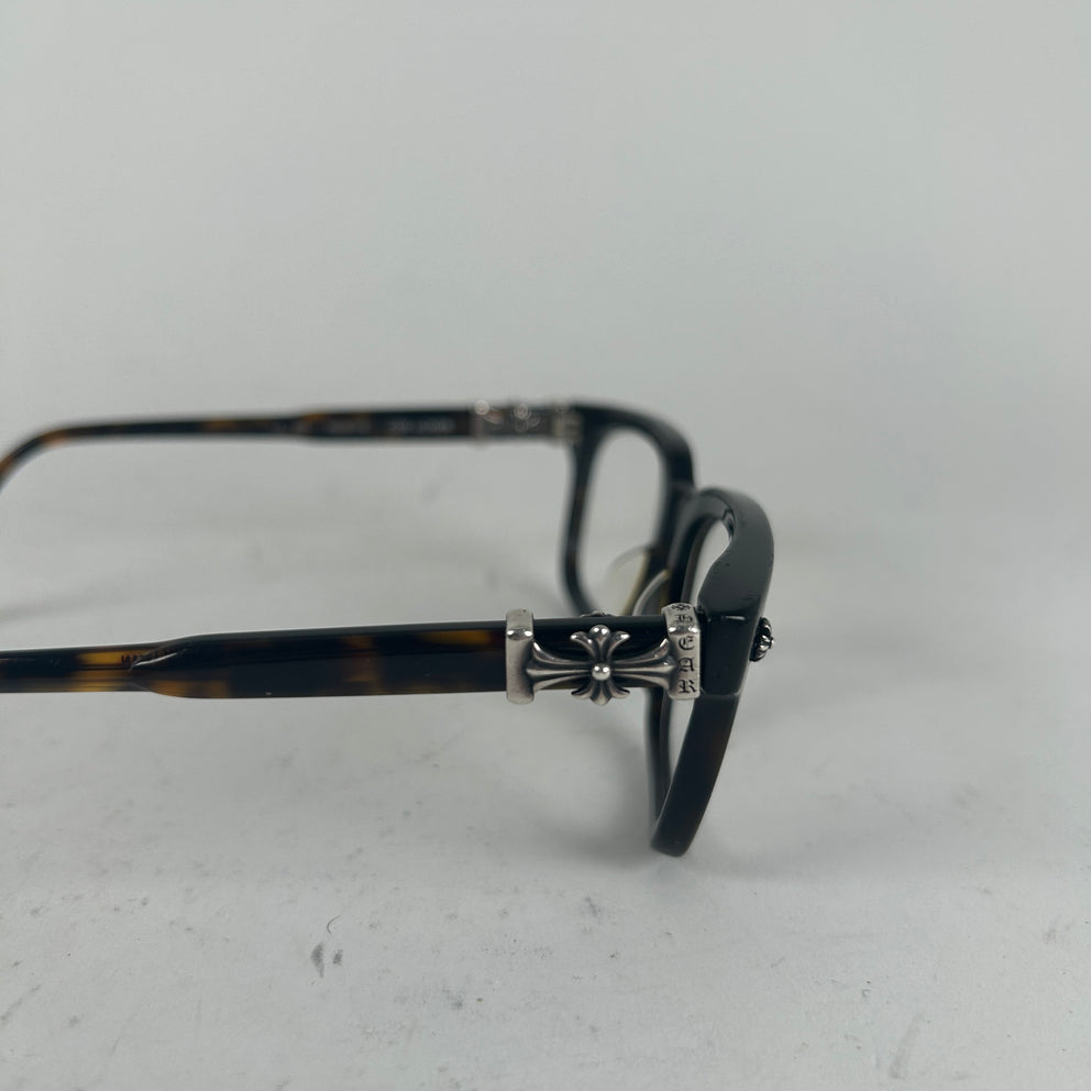 Chrome Hearts Tortoise Shell Cox Ucker Glasses