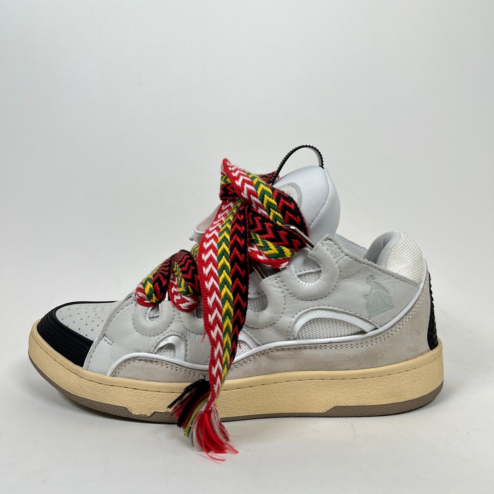 Lanvin White OG Curb Sneaker Size 42