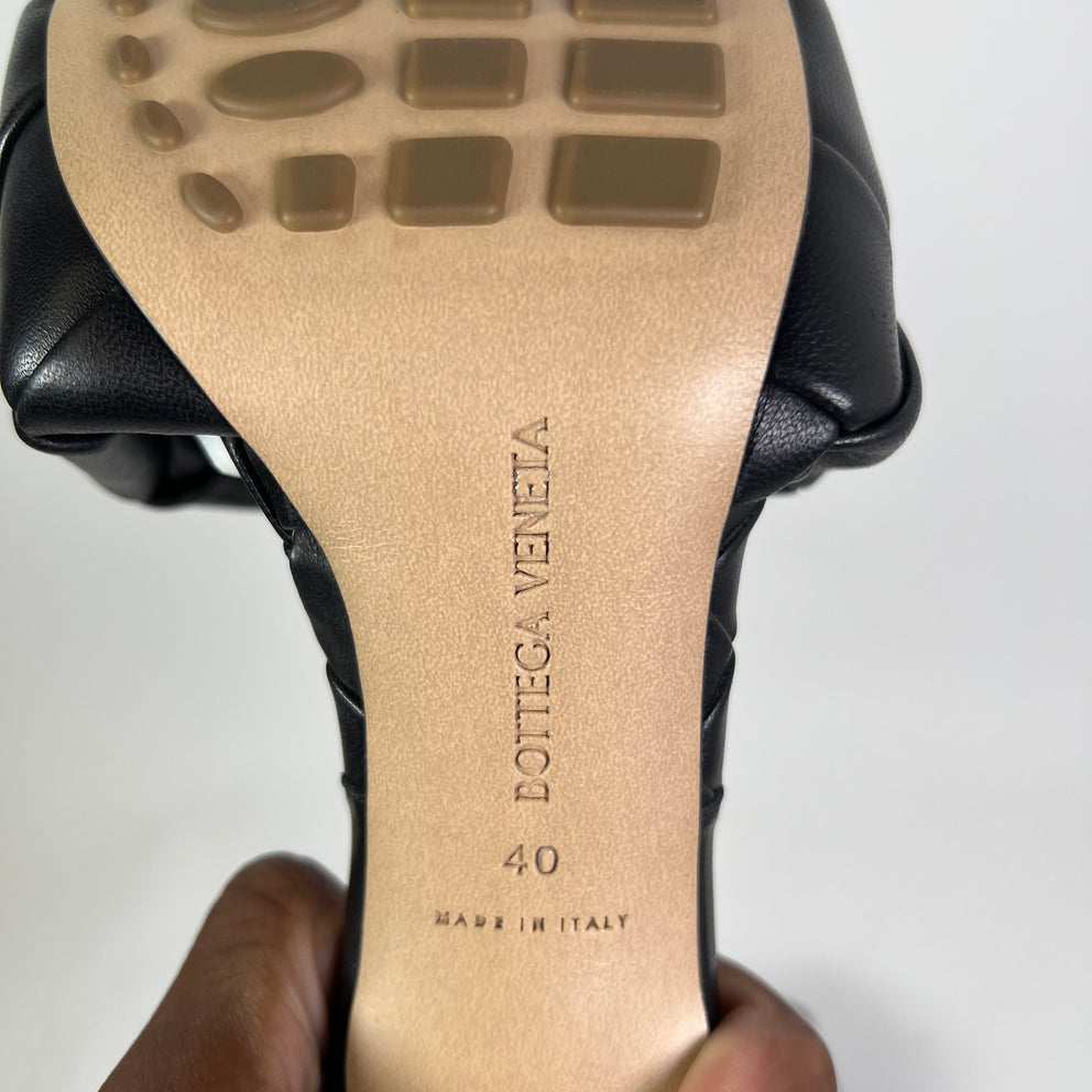 Bottega Veneta Lido Intrecciato Leather Mules