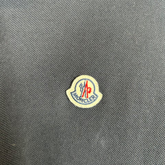 Moncler Navy Logo Polo Shirt Size L