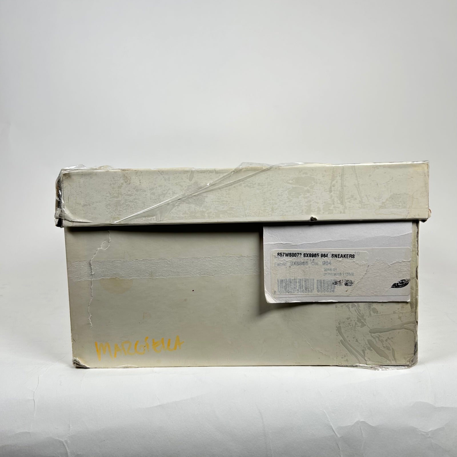 Maison Margiela Black Paint Splatter High Top Gats Size 45