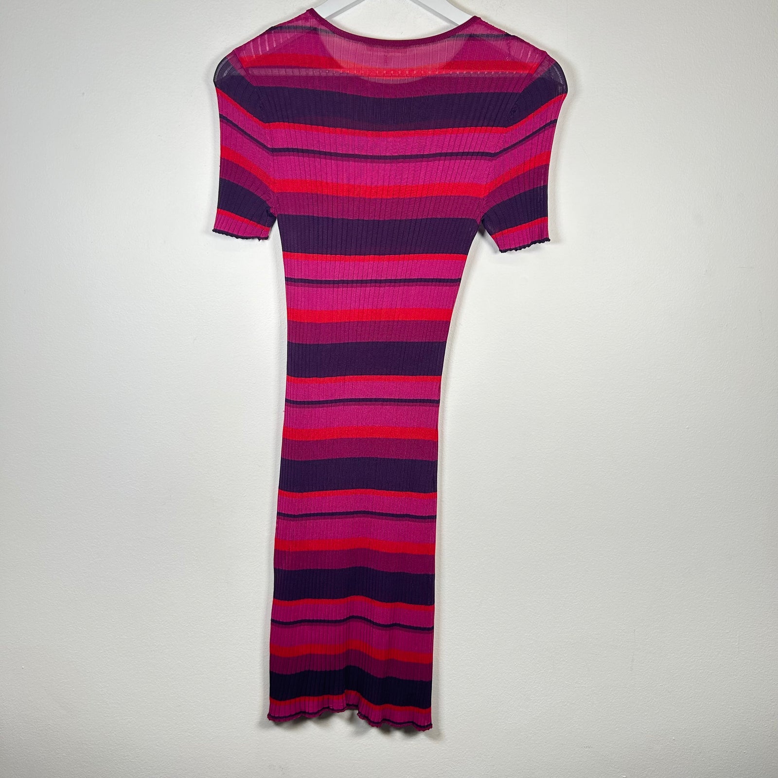 Trina Turk Short Sleeve Dress Multi Size XS