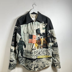 Raf Simons x Calvin Klein Jeans FW19 Moon Landing Denim Jacket Size L