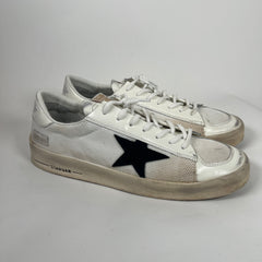 Golden Goose White/Black Stardan Sneaker Size 45