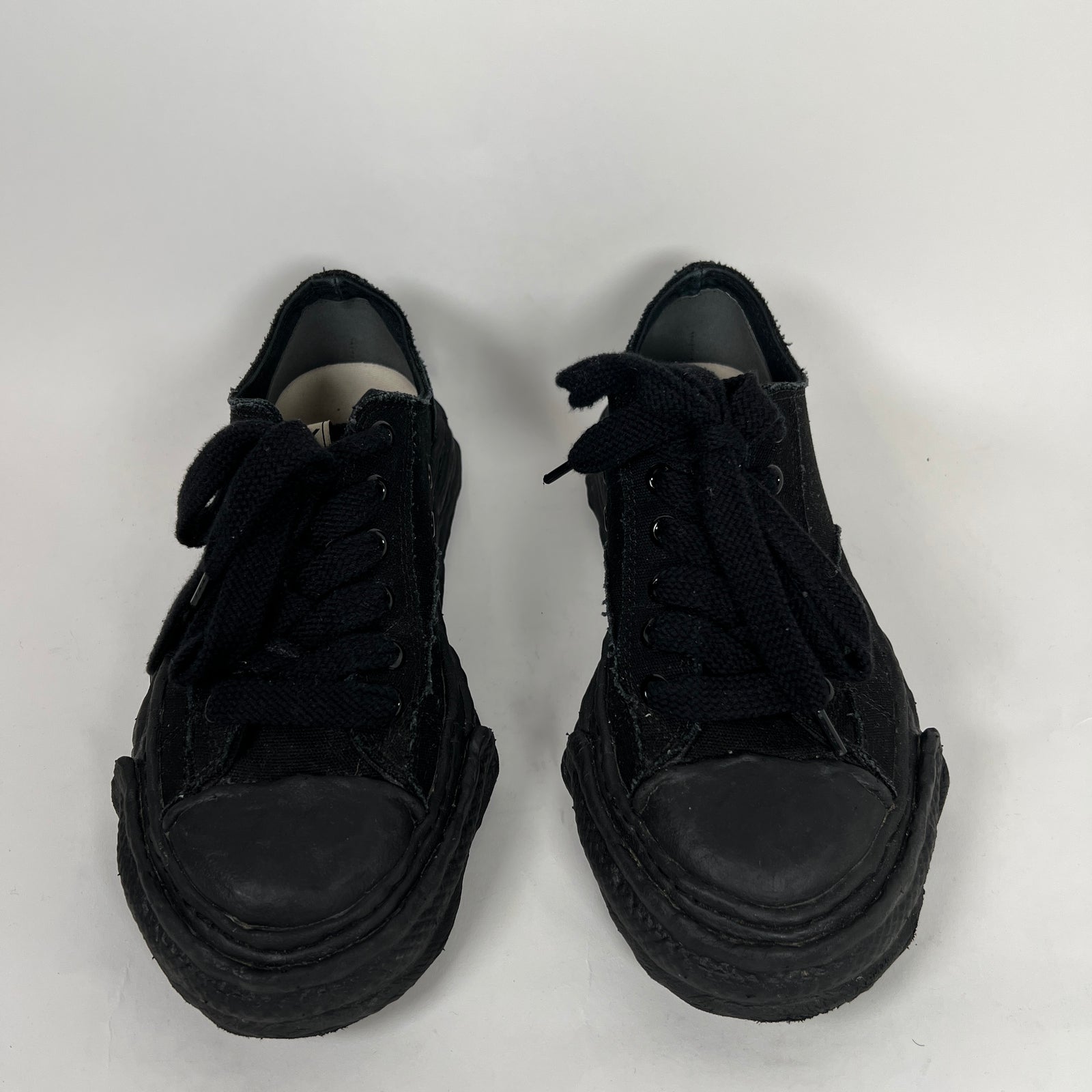 MMY Black Canvas Peterson Sneaker Size 40