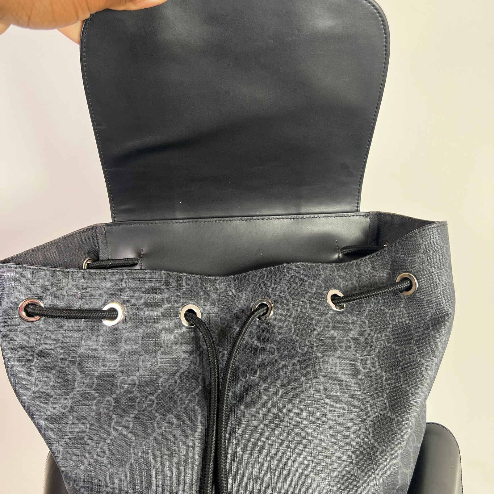 Gucci GG Supreme Monogram Soft Backpack