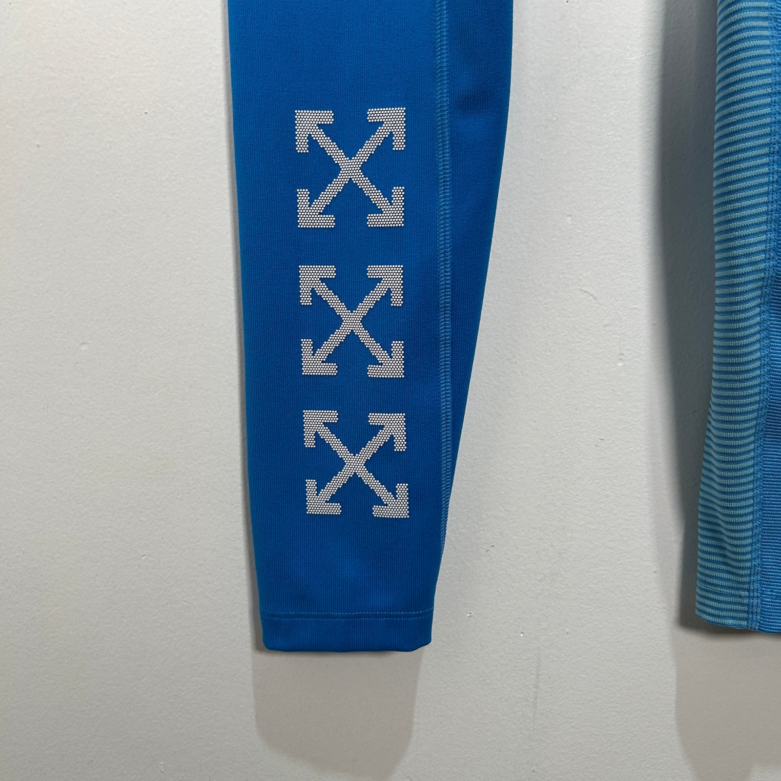 Off-White x Nike Dri-Fit Blue 'Sport' Leggings Size M