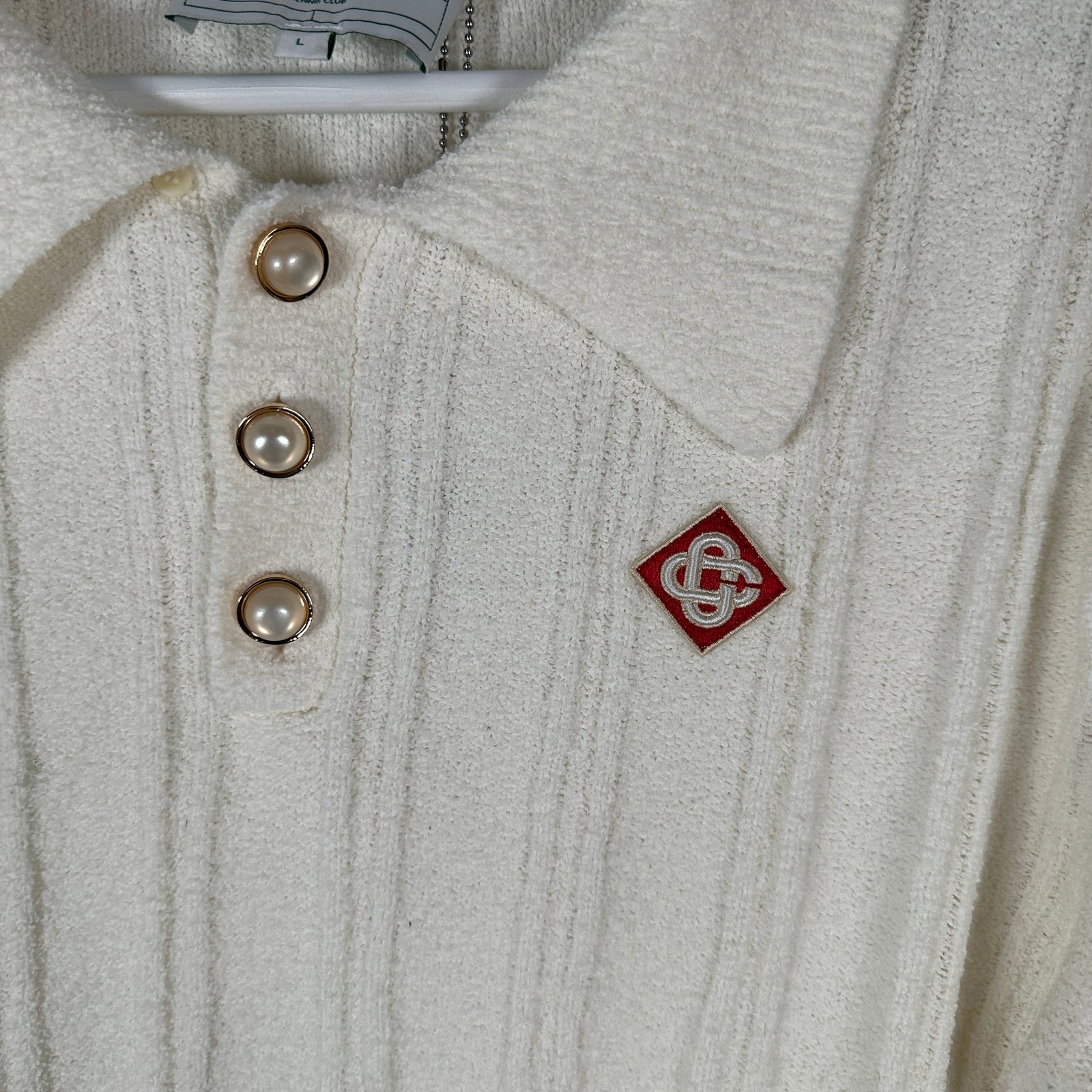 Casablanca Casa Boucle Polo Size Large