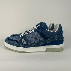 Louis Vuitton LV Denim Monogram Trainer Size LV10.5