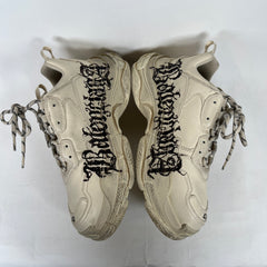 Balenciaga Cream DIY Metal Triple S Sneaker Size 43