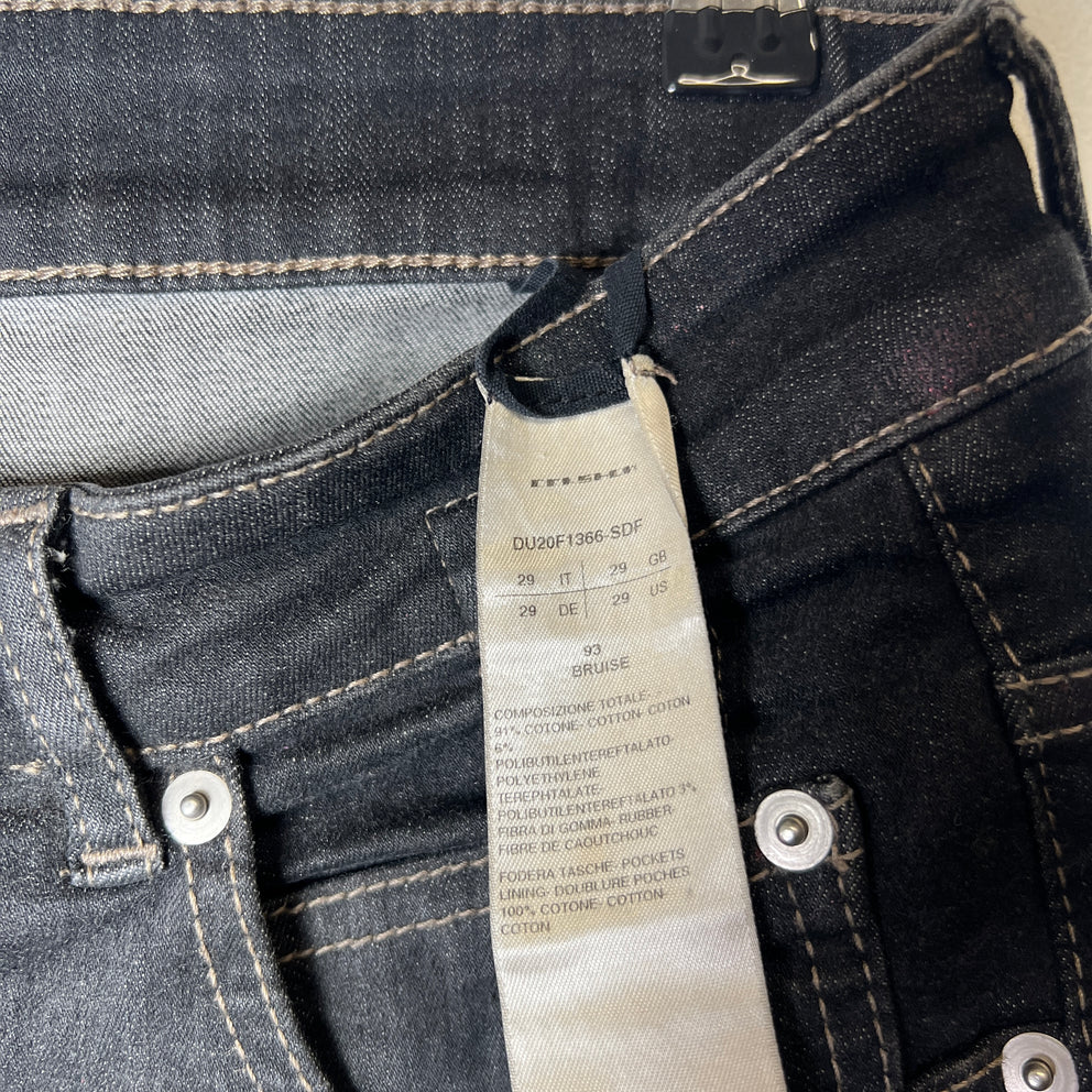 Rick Owens DRKSHDW FW20 Bruise Detroit Cut Denim Jeans