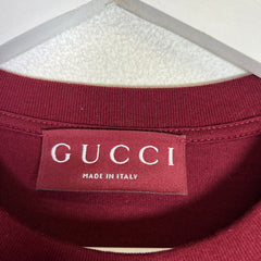 Gucci Horsebit Embroidered Web Logo T-Shirt
