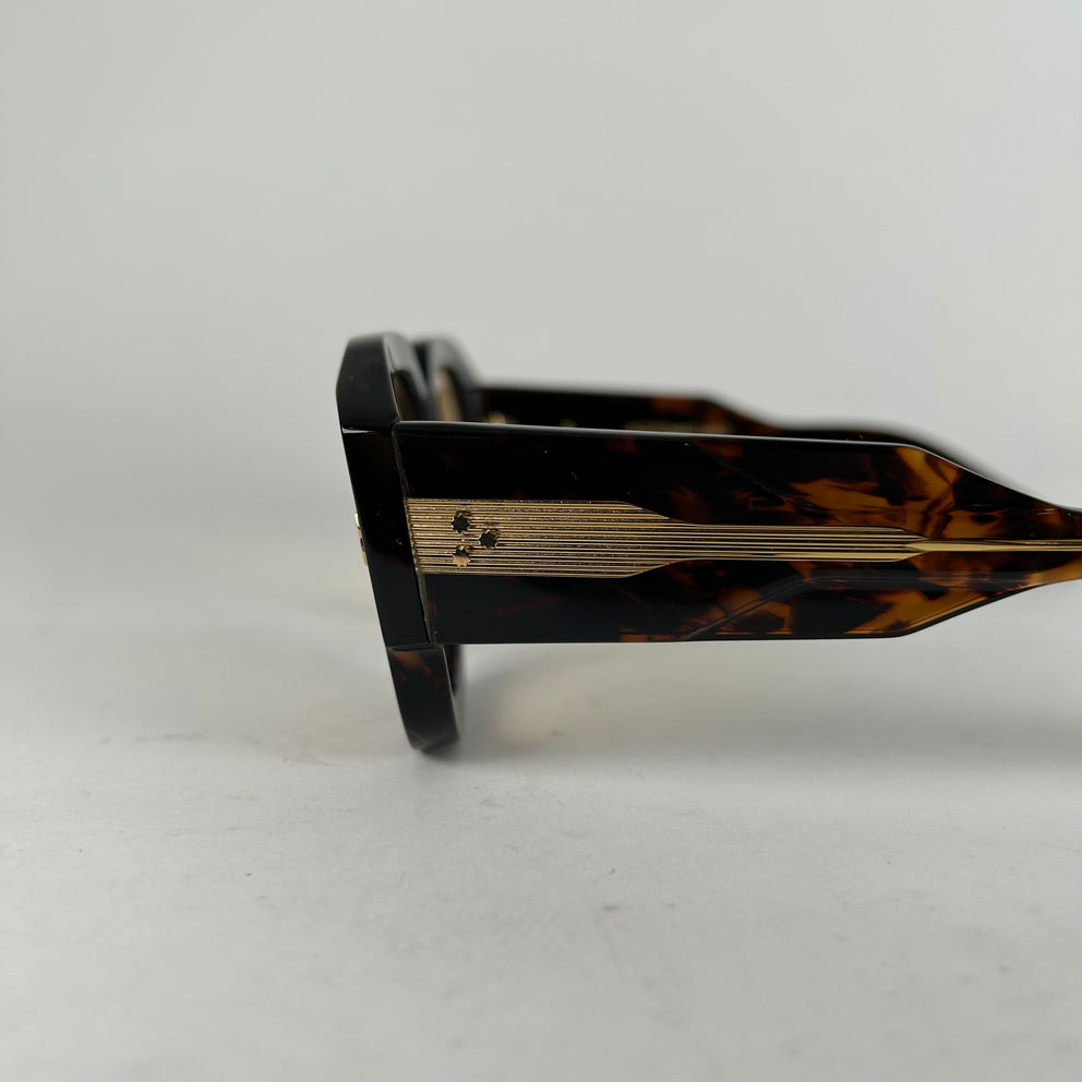 Jacques Marie Mage Tortoise 'Lacy' Sunglasses