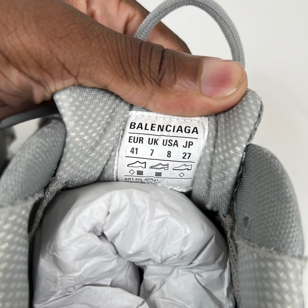 Balenciaga Grey/Silver Stapler Runner Size 41