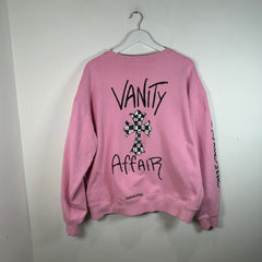 Chrome Hearts Matty Boy 'Vanity Affair' Pink Crewneck Size XXL