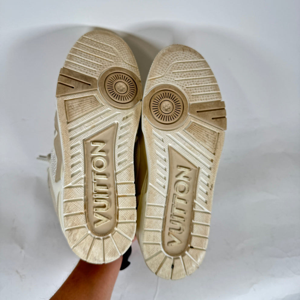 Louis Vuitton Beige Skate Sneakers Size LV 8