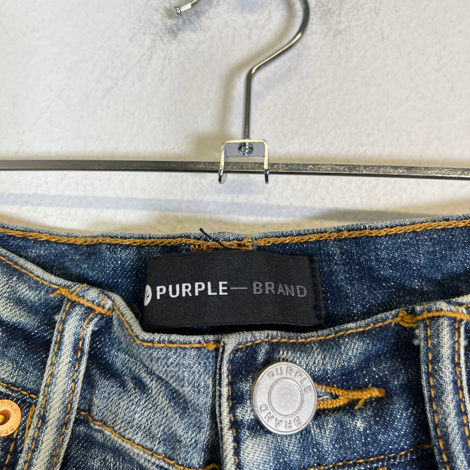 Purple Brand Lightwash Paint Splatter Jeans Size 30