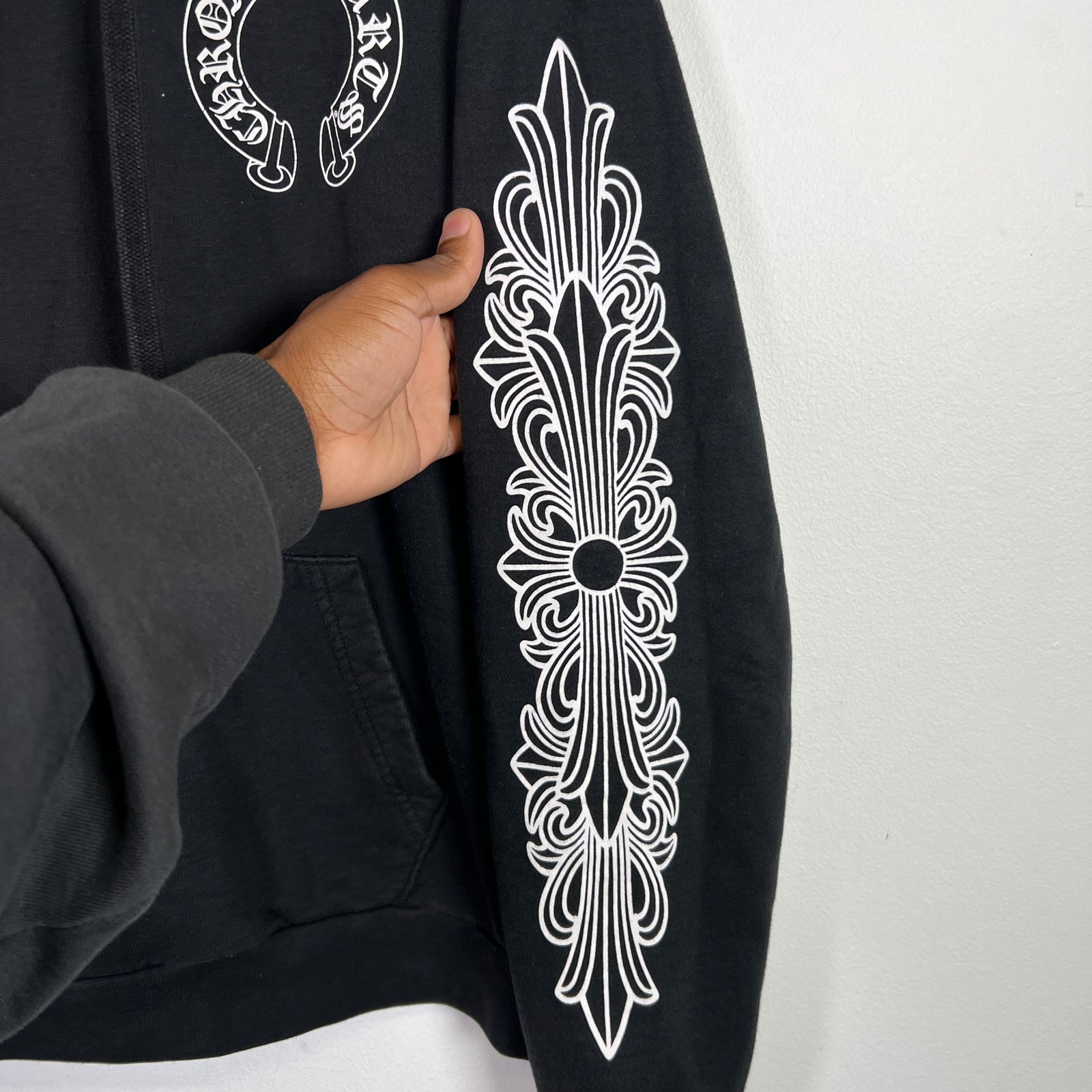 Chrome Hearts Floral Horseshoe Hoodie