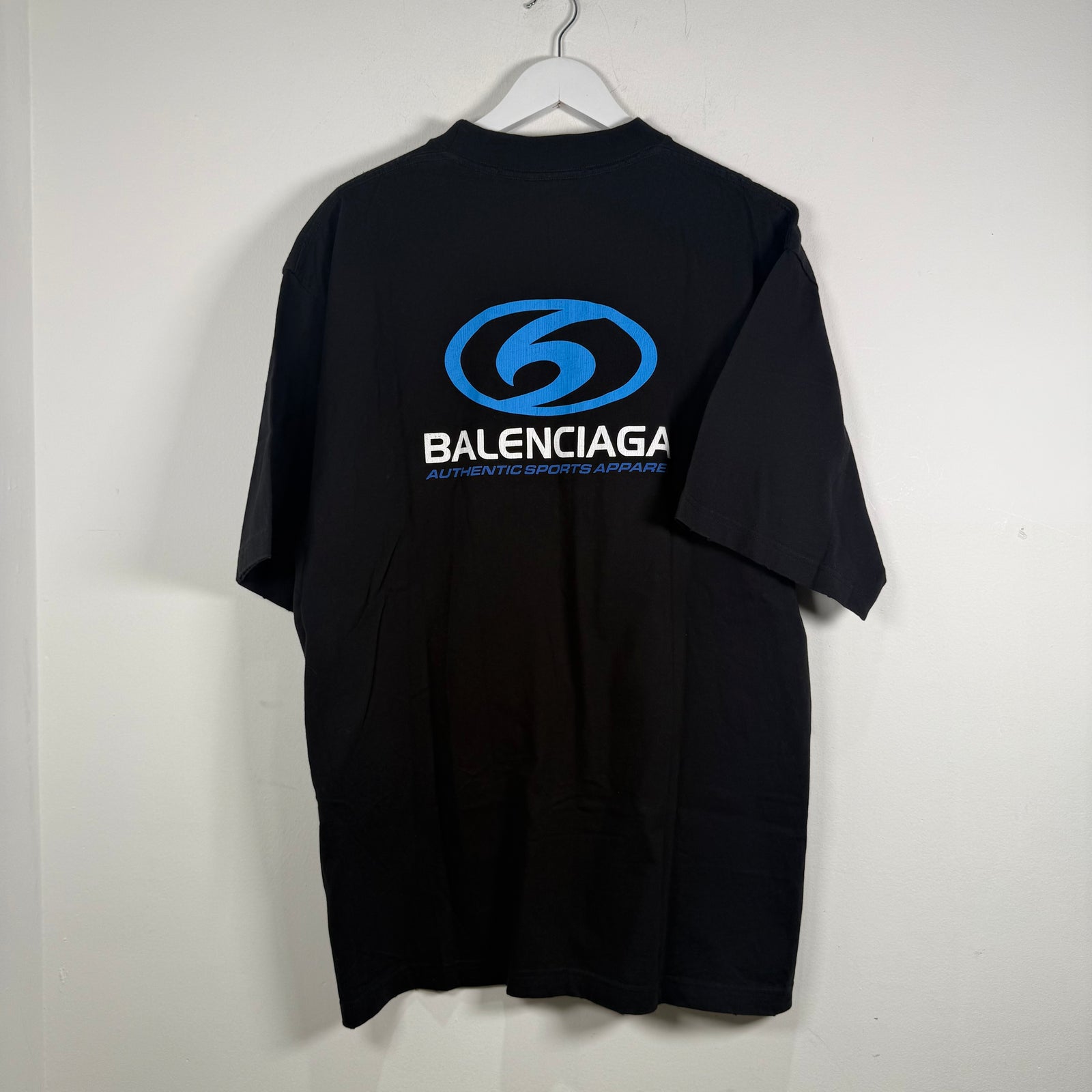 Balenciaga Surf Logo Graphic T-Shirt Size M