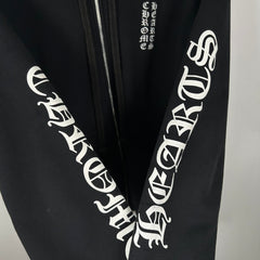 Chrome Hearts Thermal Lined Hoodie Spell-Out Sleeves Size L