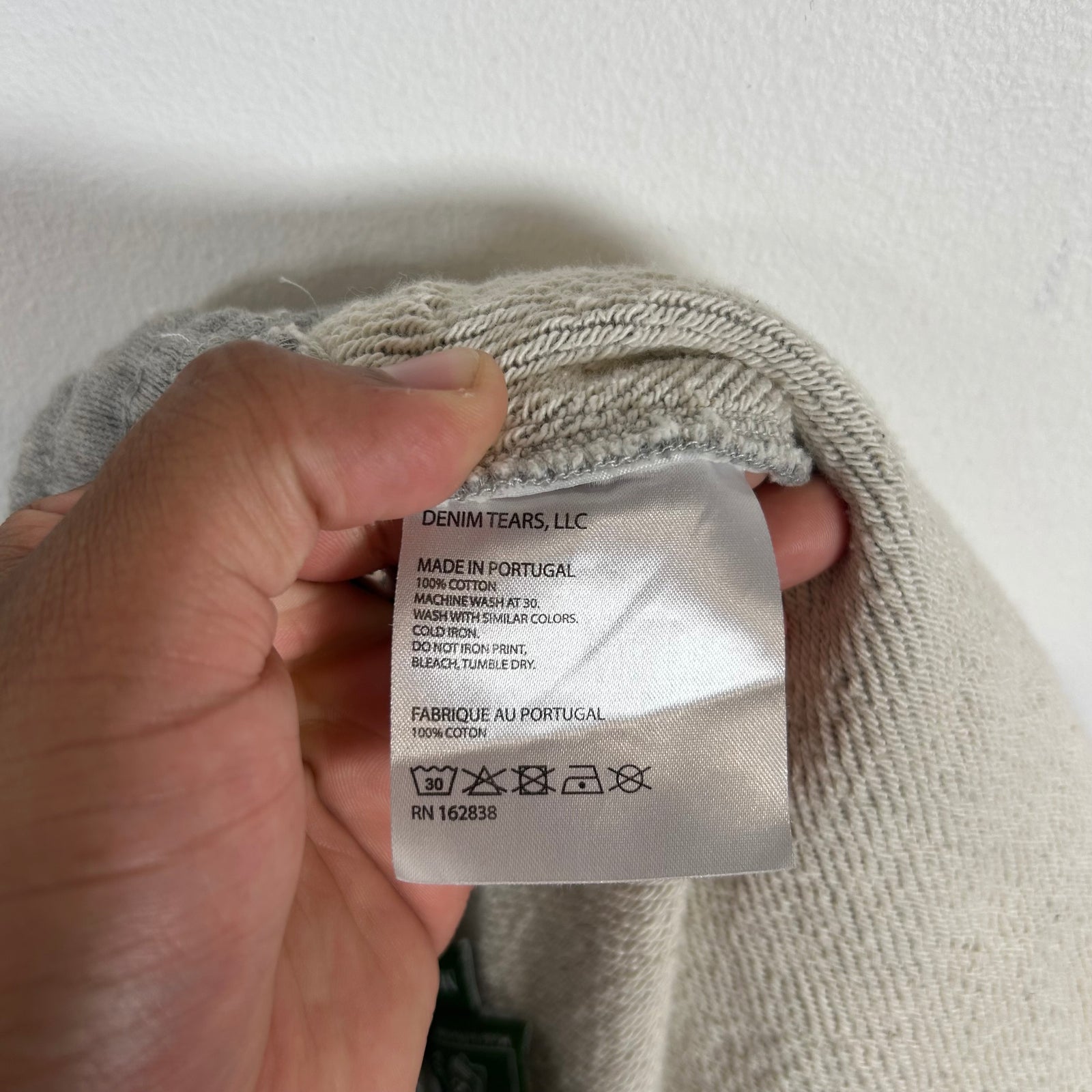 Denim Tears Grey Wreath Sweatpants Size M
