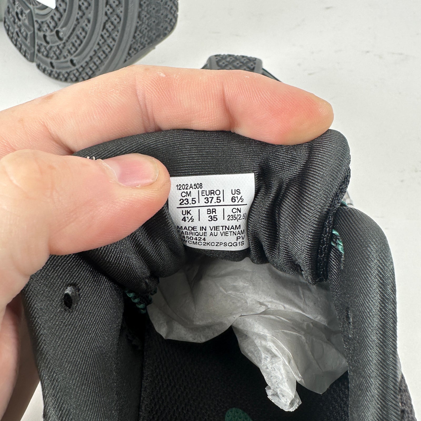 Kiko Kostadinov x Asics Gel-Flammae Grey / Green Size 5