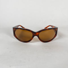 Versace Bronze Oval Sunglasses