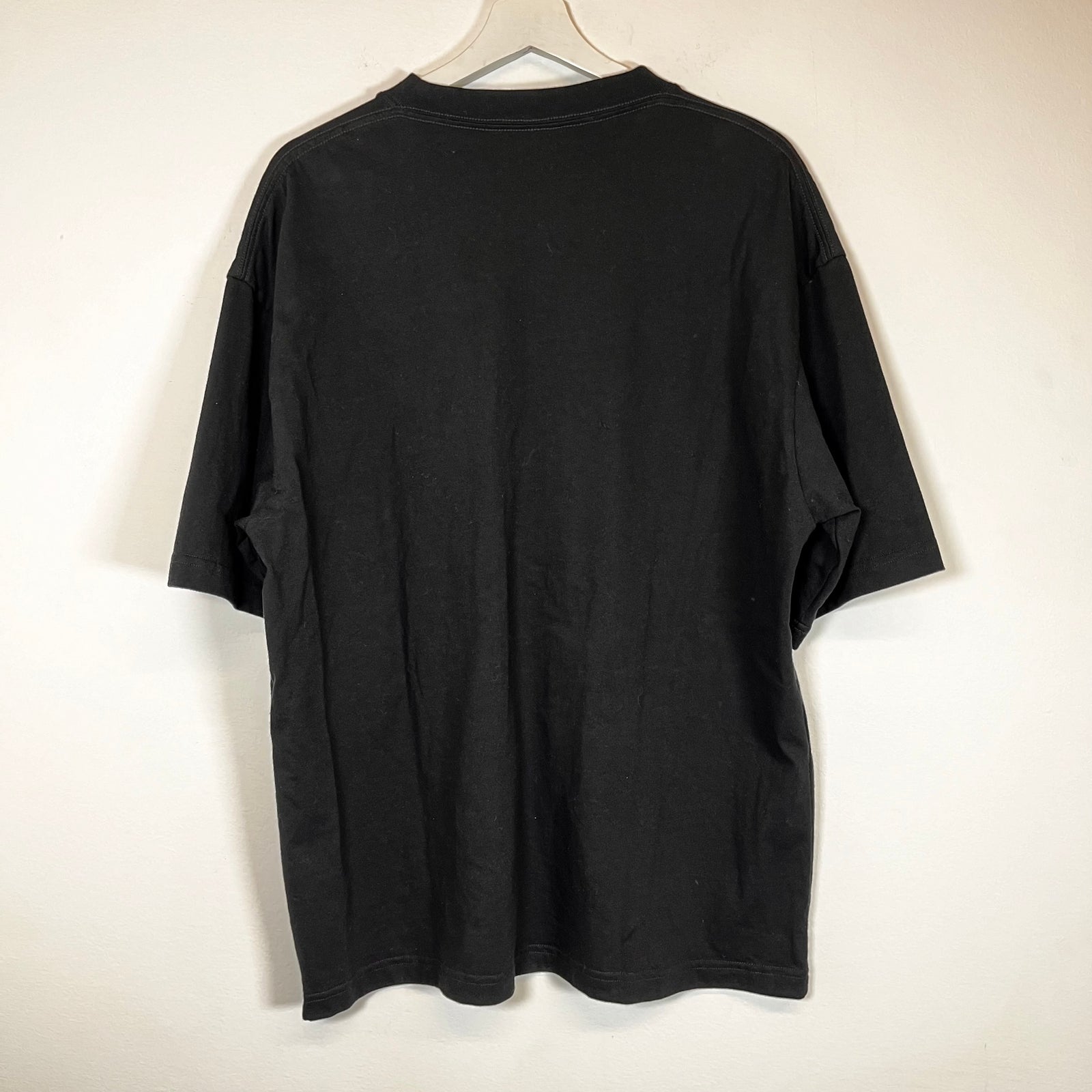 Balenciaga Black Logo Tee Size L