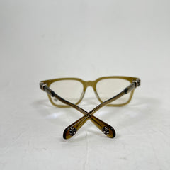 Chrome Hearts Army Green 'Cox Ucker' Glasses