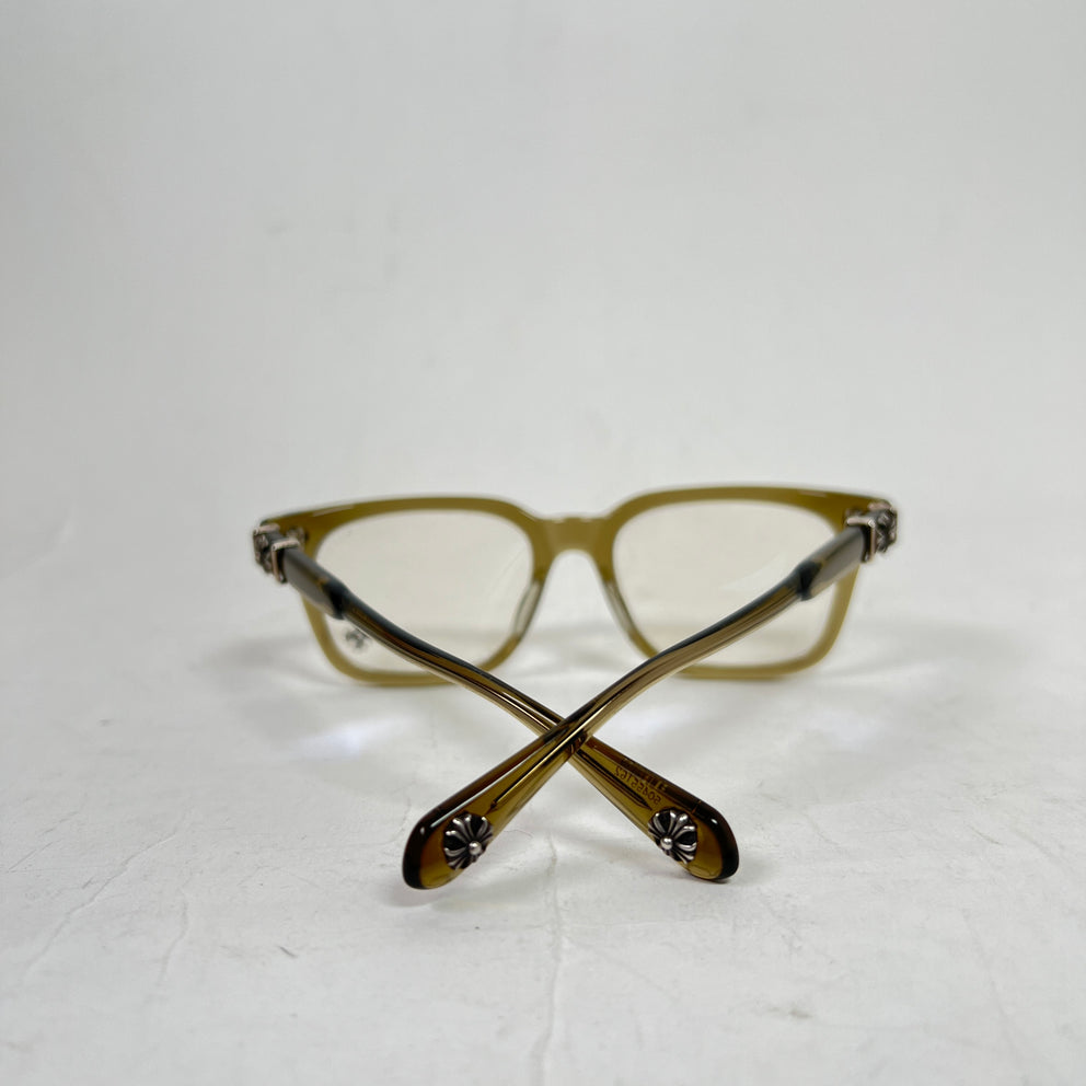 Chrome Hearts Army Green 'Cox Ucker' Glasses