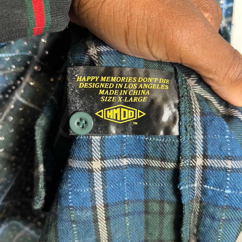 HMDD Green Disco Flannel Shirt