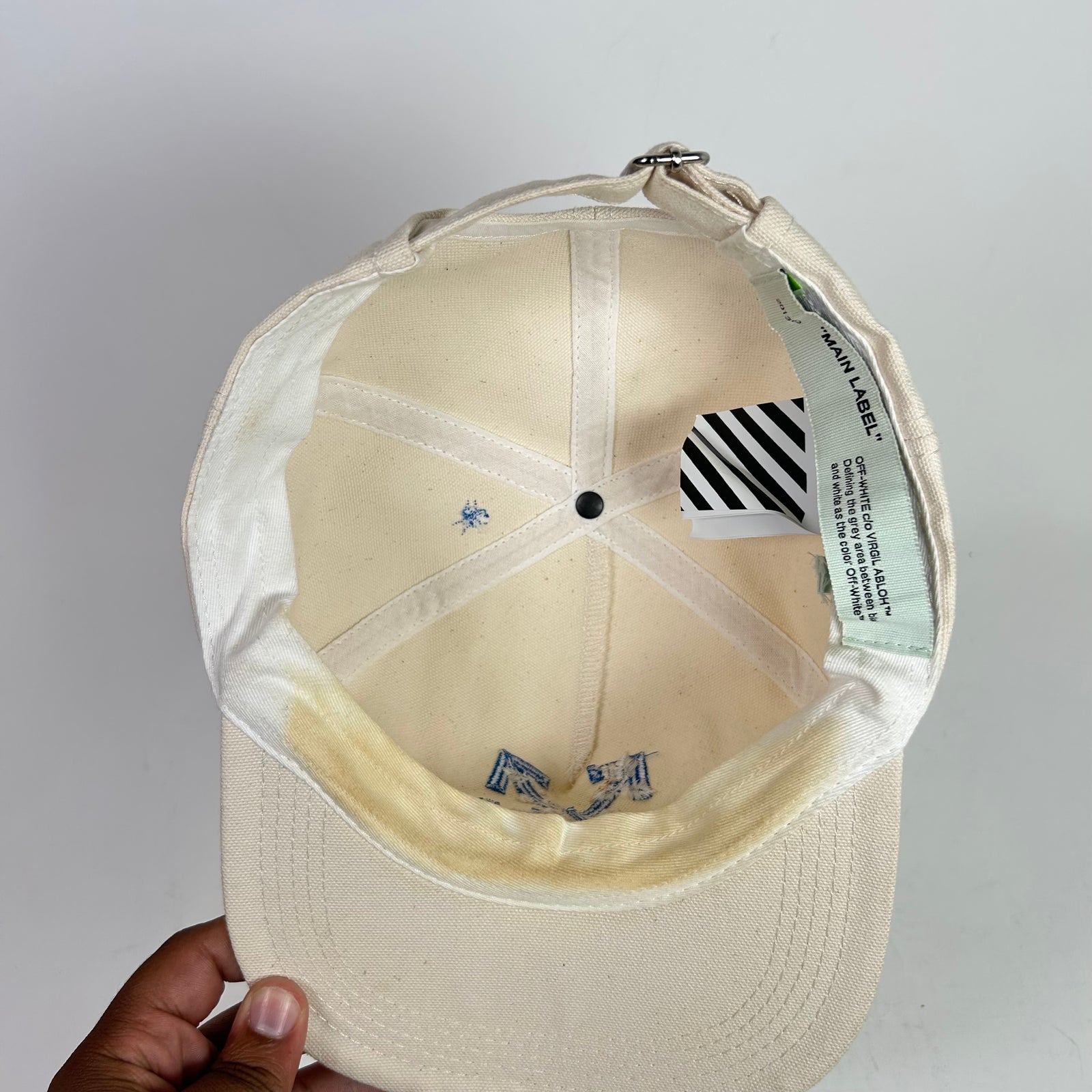 Off-White Floral Arrow Baseball Hat